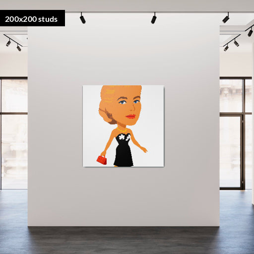 200*200studs, 160*160cm, 63*63inch