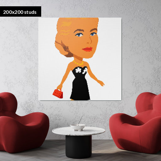 200*200studs, 160*160cm, 63*63inch