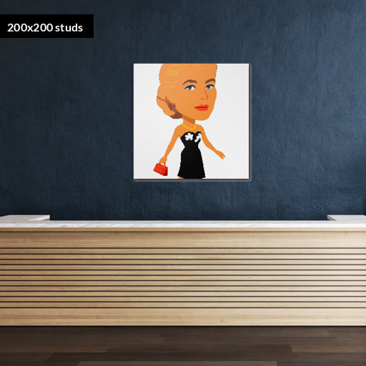 200*200studs, 160*160cm, 63*63inch