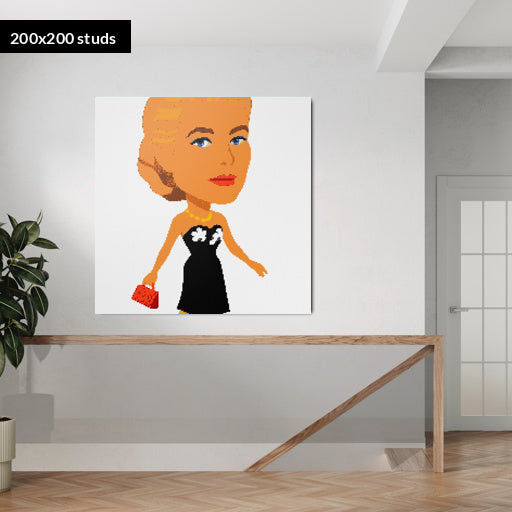 200*200studs, 160*160cm, 63*63inch