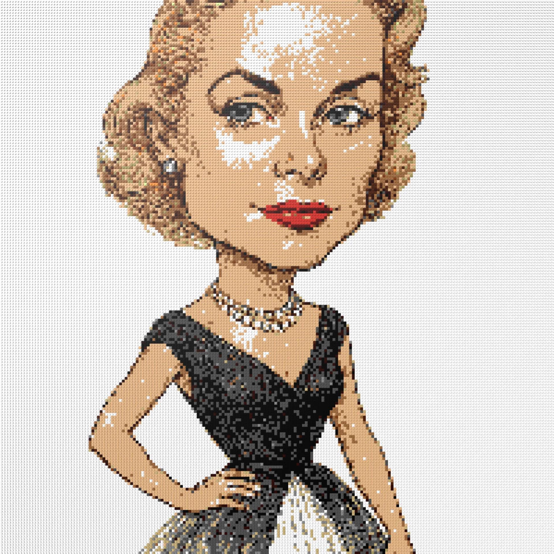 200*200studs, 160*160cm, 63*63inch