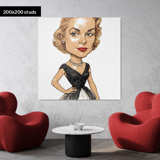 200*200studs, 160*160cm, 63*63inch