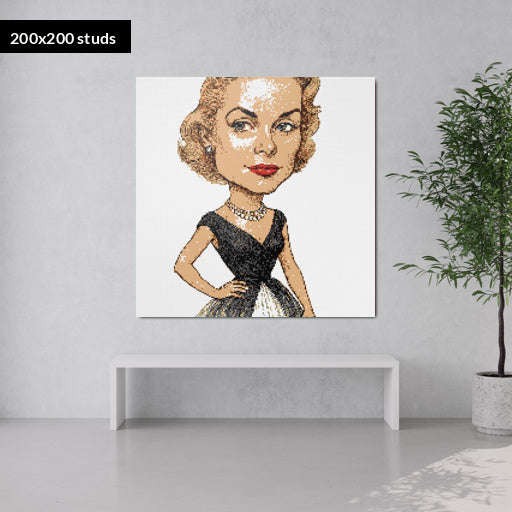 200*200studs, 160*160cm, 63*63inch