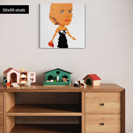 50*50studs, 40*40cm, 15,75*15,75inch