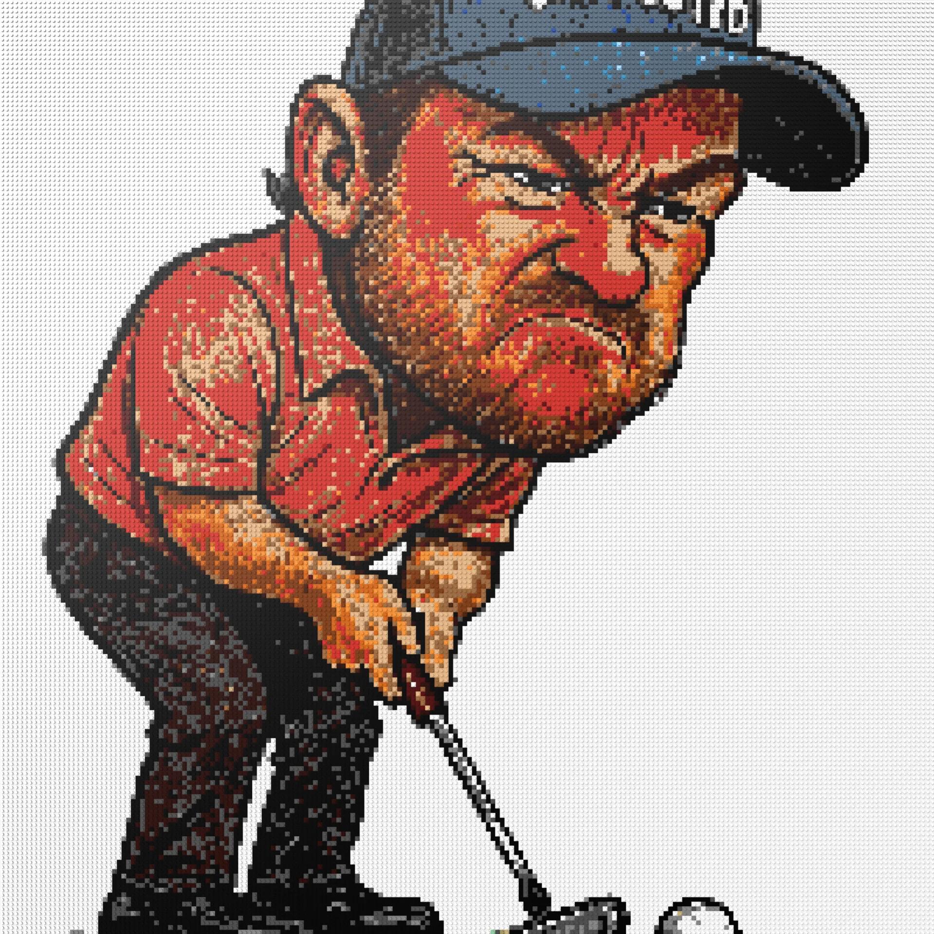 200*200studs, 160*160cm, 63*63inch