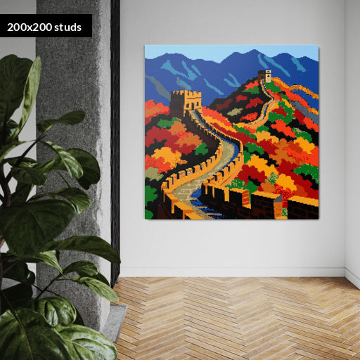 200*200studs, 160*160cm, 63*63inch