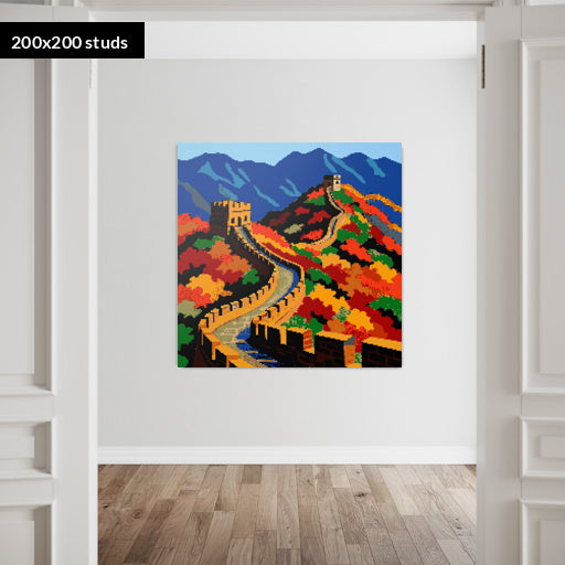 200*200studs, 160*160cm, 63*63inch