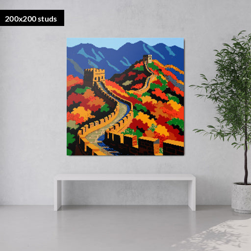 200*200studs, 160*160cm, 63*63inch