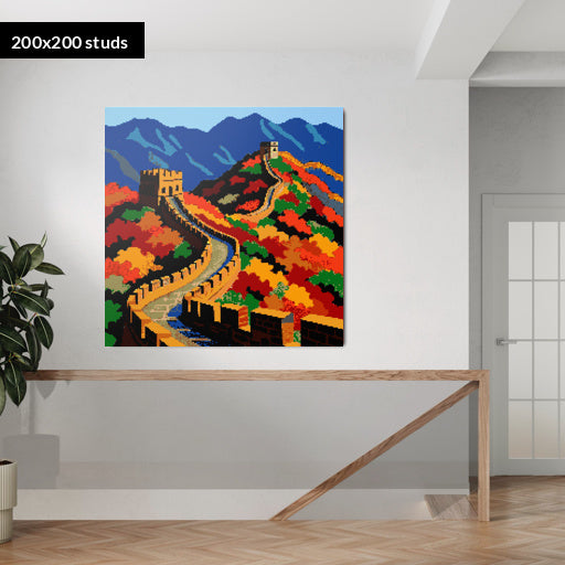 200*200studs, 160*160cm, 63*63inch