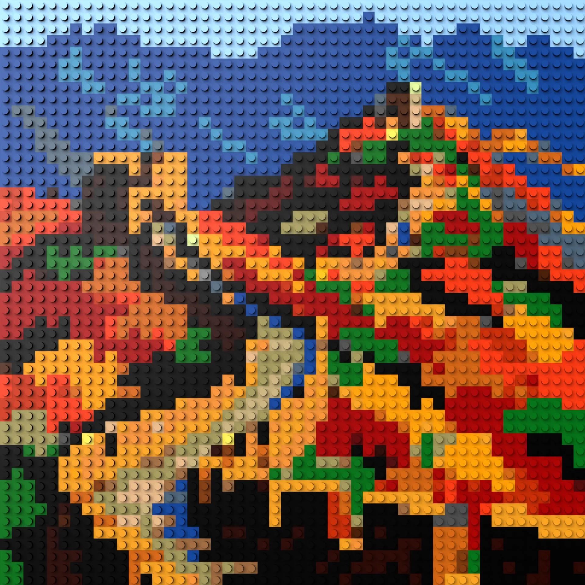 50*50studs, 40*40cm, 15,75*15,75inch