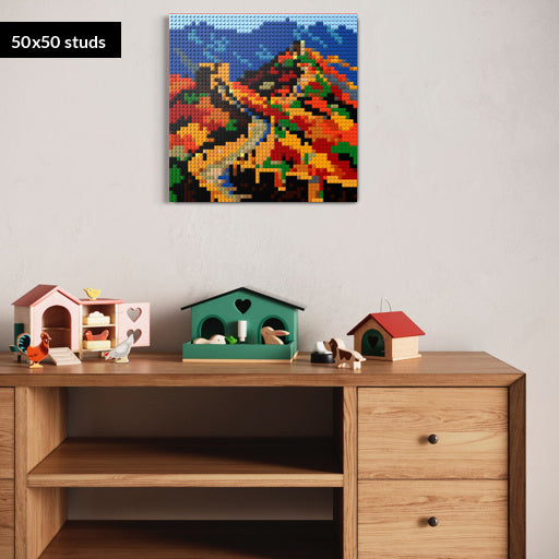 50*50studs, 40*40cm, 15,75*15,75inch