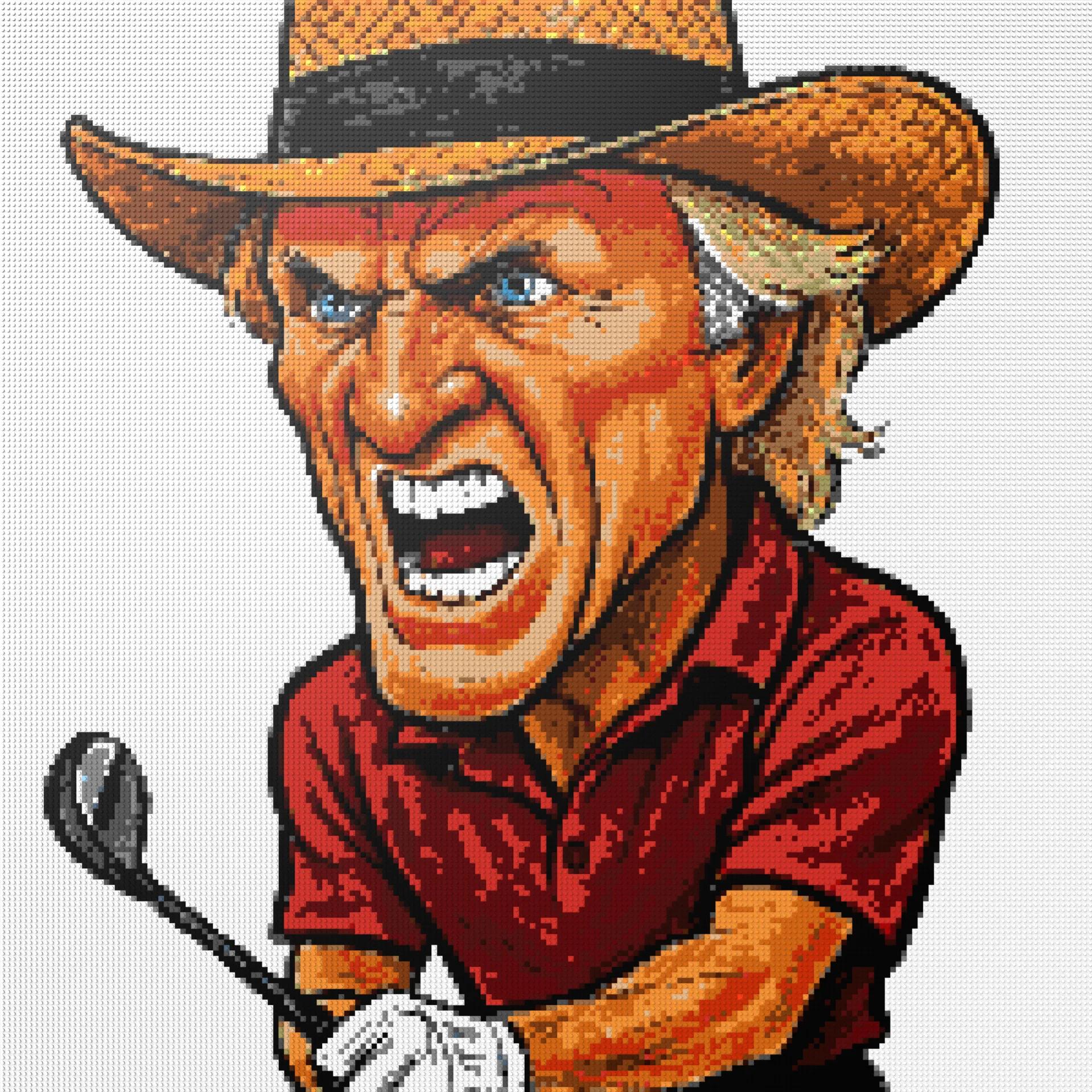 200*200studs, 160*160cm, 63*63inch