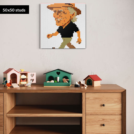 50*50studs, 40*40cm, 15,75*15,75inch