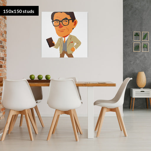 150*150studs, 120*120cm, 47,25*47,25inch