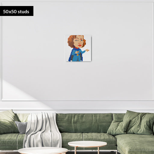 50*50studs, 40*40cm, 15,75*15,75inch