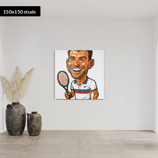 150*150studs, 120*120cm, 47,25*47,25inch