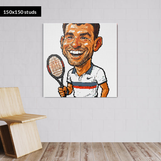 150*150studs, 120*120cm, 47,25*47,25inch