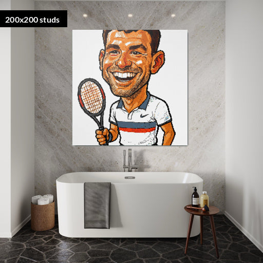 200*200studs, 160*160cm, 63*63inch