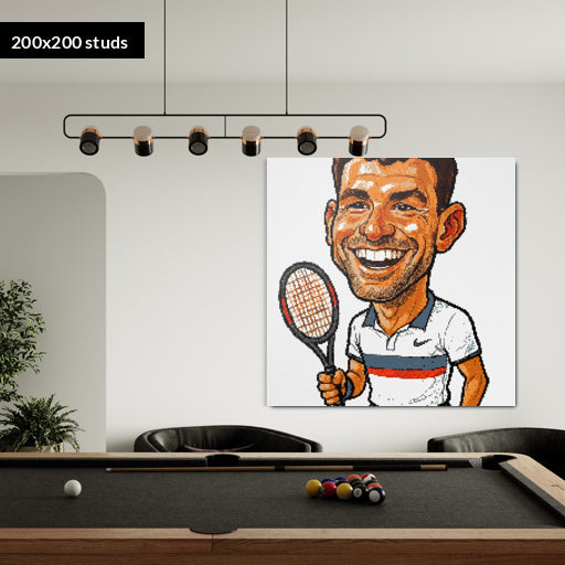 200*200studs, 160*160cm, 63*63inch