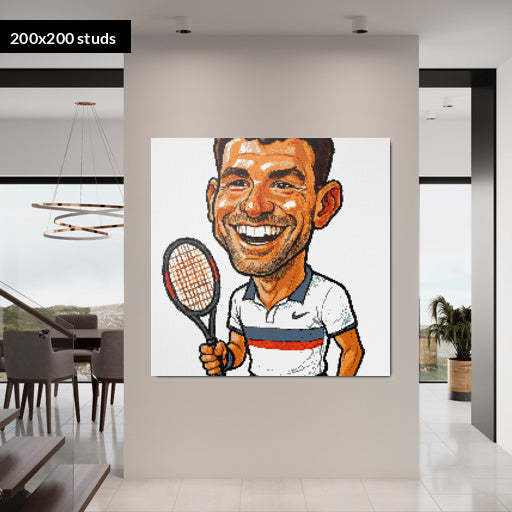 200*200studs, 160*160cm, 63*63inch