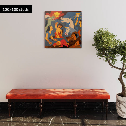 100*100studs, 80*80cm, 31,5*31,5inch