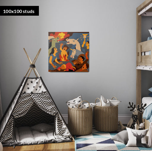 100*100studs, 80*80cm, 31,5*31,5inch