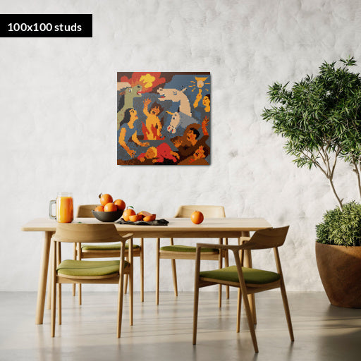 100*100studs, 80*80cm, 31,5*31,5inch