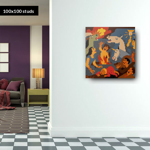 100*100studs, 80*80cm, 31,5*31,5inch