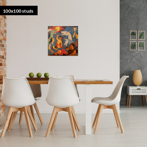 100*100studs, 80*80cm, 31,5*31,5inch