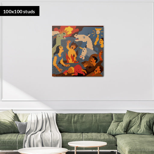 100*100studs, 80*80cm, 31,5*31,5inch