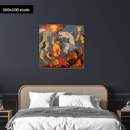 100*100studs, 80*80cm, 31,5*31,5inch