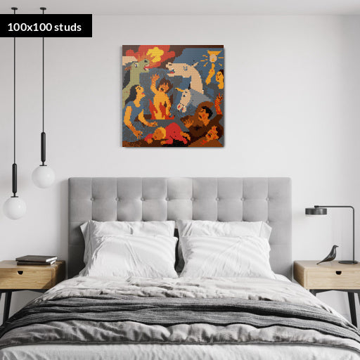 100*100studs, 80*80cm, 31,5*31,5inch