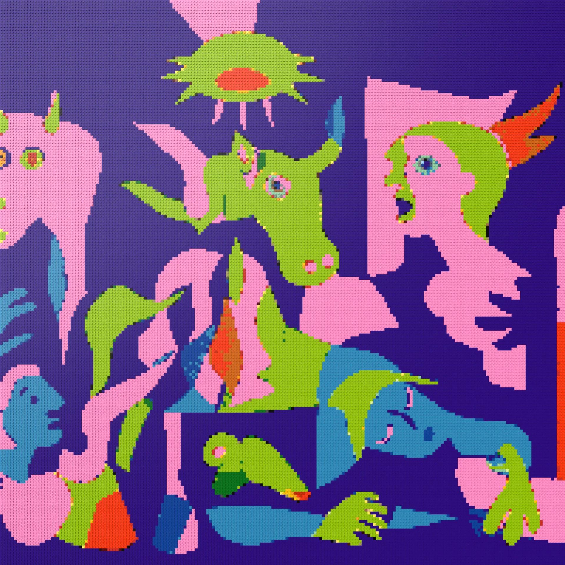 200*200studs, 160*160cm, 63*63inch