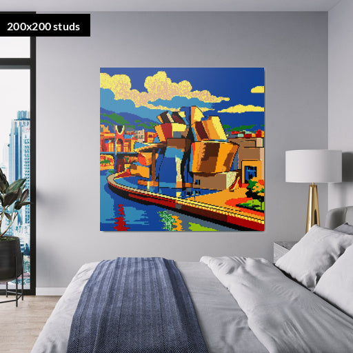 200*200studs, 160*160cm, 63*63inch