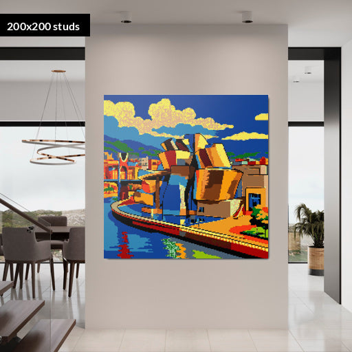 200*200studs, 160*160cm, 63*63inch