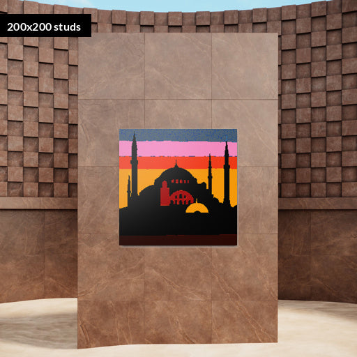 200*200studs, 160*160cm, 63*63inch