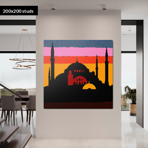 200*200studs, 160*160cm, 63*63inch