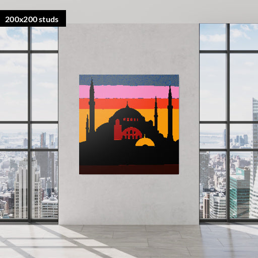 200*200studs, 160*160cm, 63*63inch