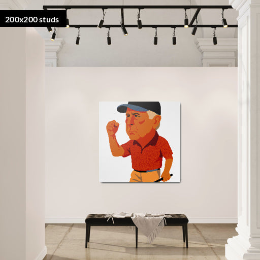 200*200studs, 160*160cm, 63*63inch