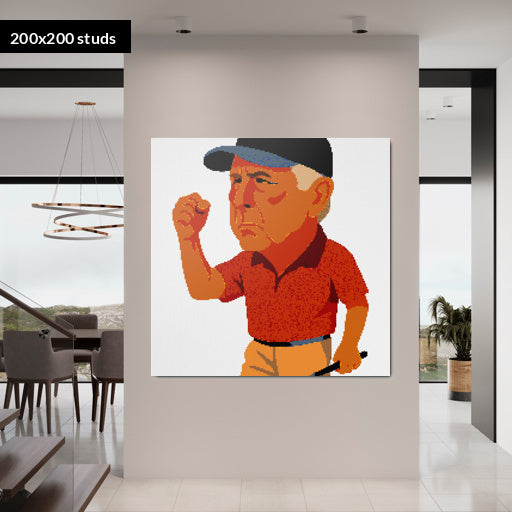 200*200studs, 160*160cm, 63*63inch