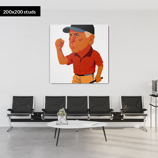 200*200studs, 160*160cm, 63*63inch