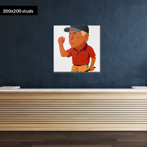 200*200studs, 160*160cm, 63*63inch