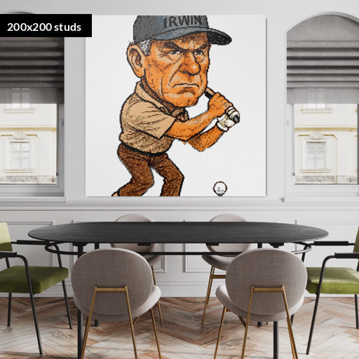 200*200studs, 160*160cm, 63*63inch