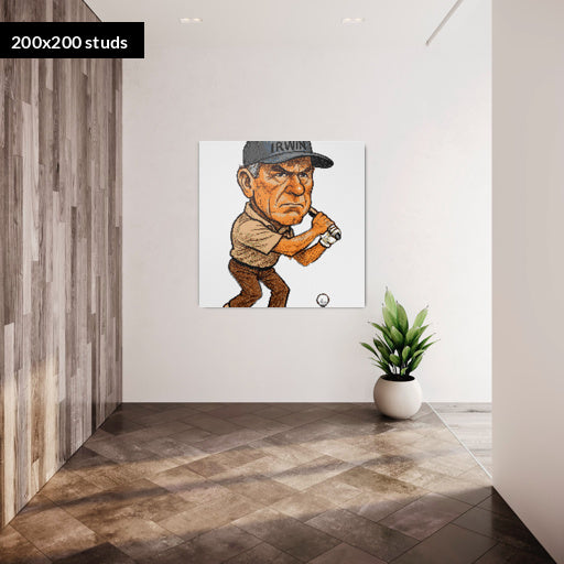 200*200studs, 160*160cm, 63*63inch