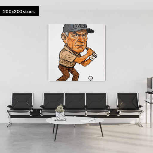 200*200studs, 160*160cm, 63*63inch