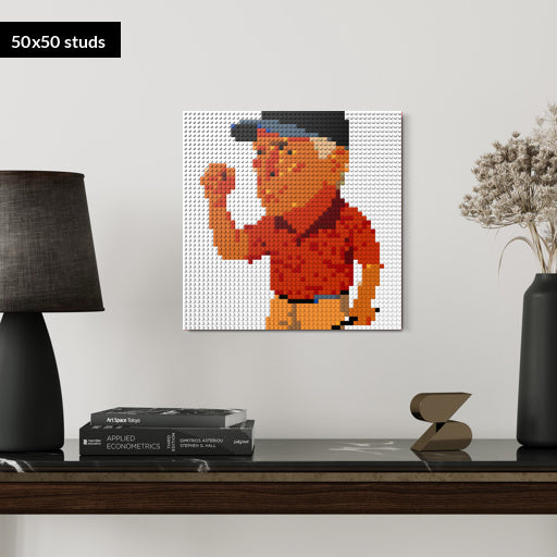 50*50studs, 40*40cm, 15,75*15,75inch
