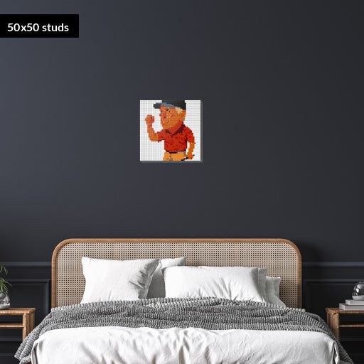 50*50studs, 40*40cm, 15,75*15,75inch