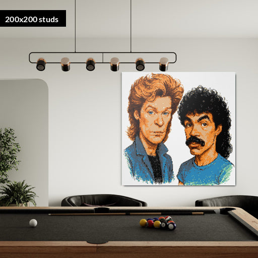 200*200studs, 160*160cm, 63*63inch