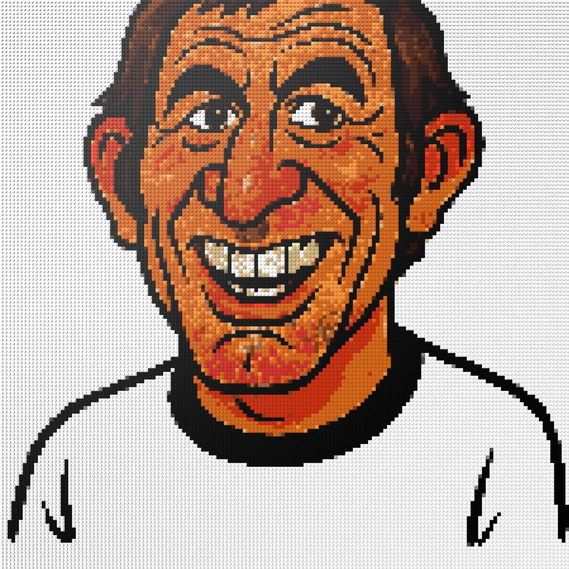 150*150studs, 120*120cm, 47,25*47,25inch