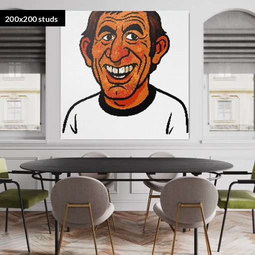 200*200studs, 160*160cm, 63*63inch